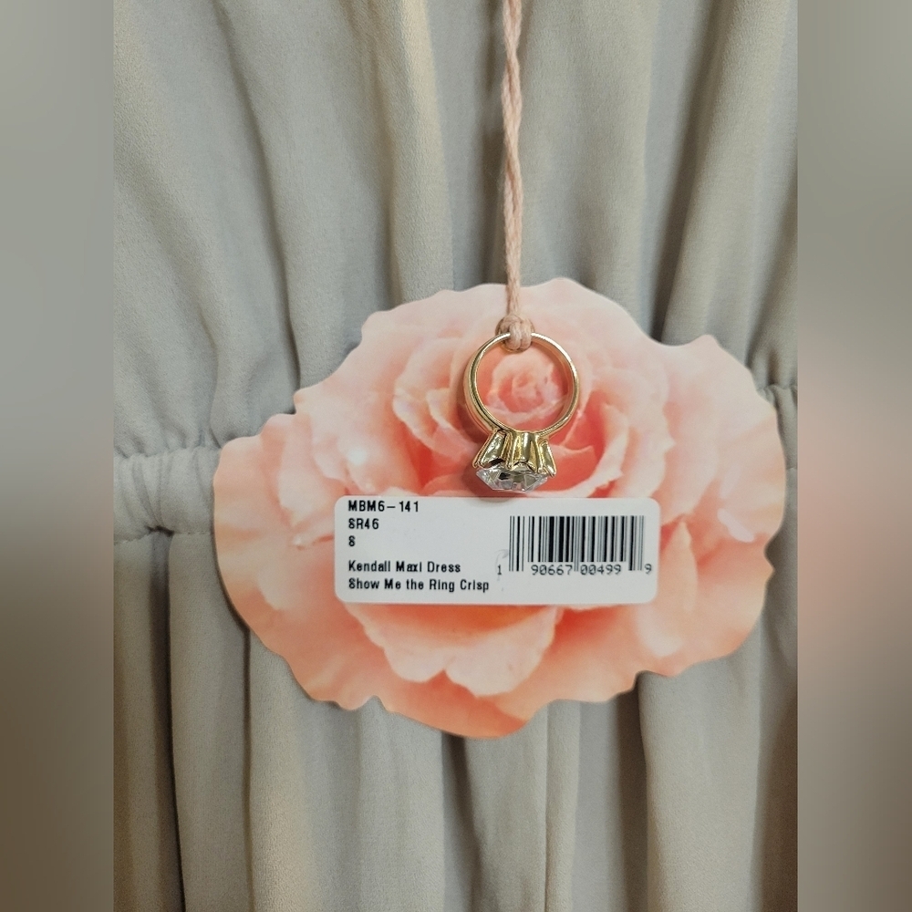 Nwt Show Me Your MuMu Beige Maxi Dress - Picture 3 of 4